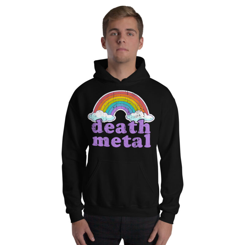 Death Metal Retro Hoodie - Bild 3