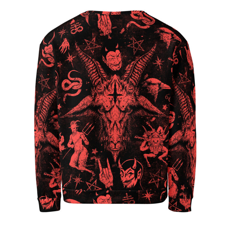 Red Satanic Premium Sweatshirt - Bild 2