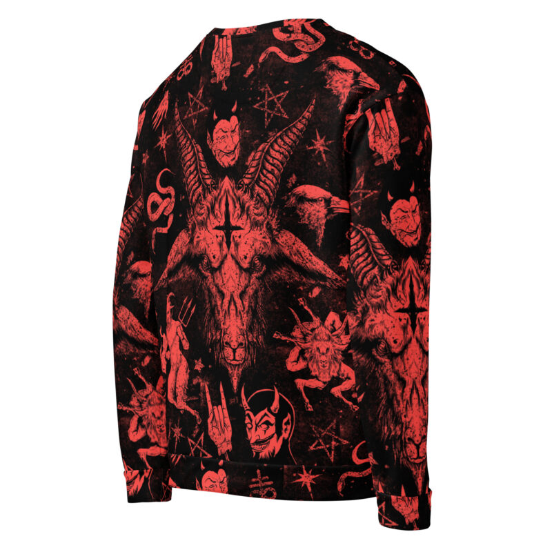 Red Satanic Premium Sweatshirt - Bild 4