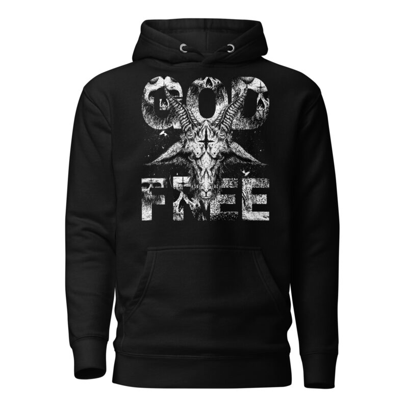 God Free Hoodie Svart