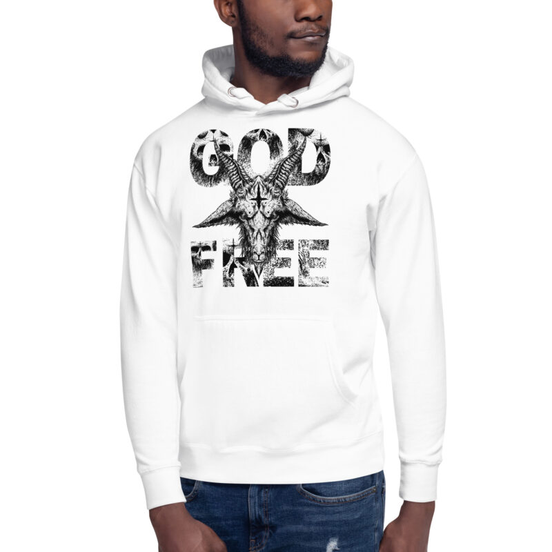 God Free Hoodie Vit - Bild 3