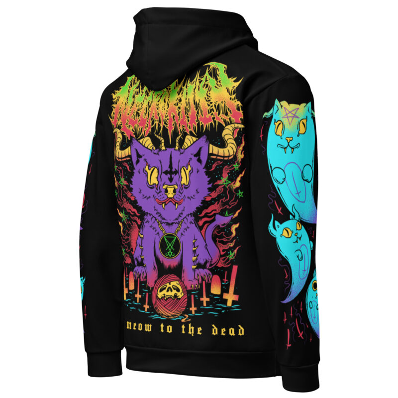 Meow To The Dead Premium Hoodie - Bild 2