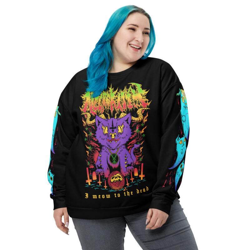 Meow To The Dead Premium Sweatshirt - Bild 5