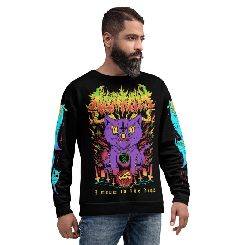 Meow To The Dead Premium Sweatshirt - Bild 8