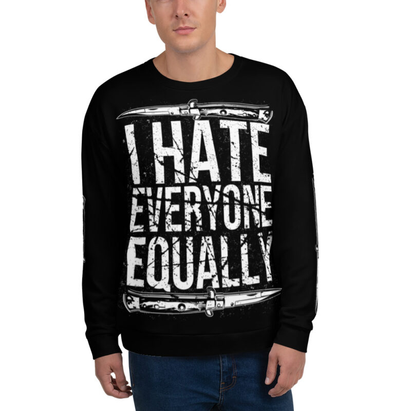 I Hate Everyone Equally Premium Sweatshirt - Bild 7