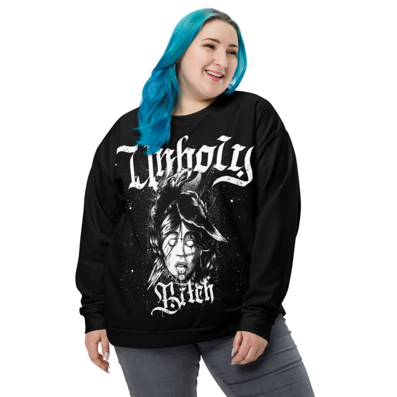 Unholy Bitch Premium Sweatshirt - Bild 5