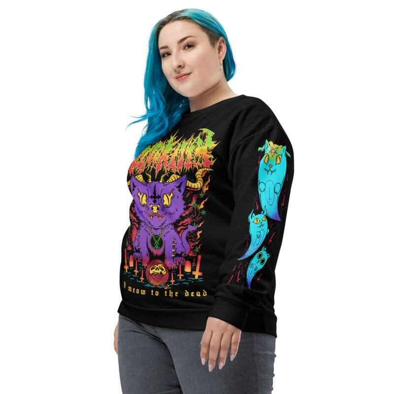 Meow To The Dead Premium Sweatshirt - Bild 6