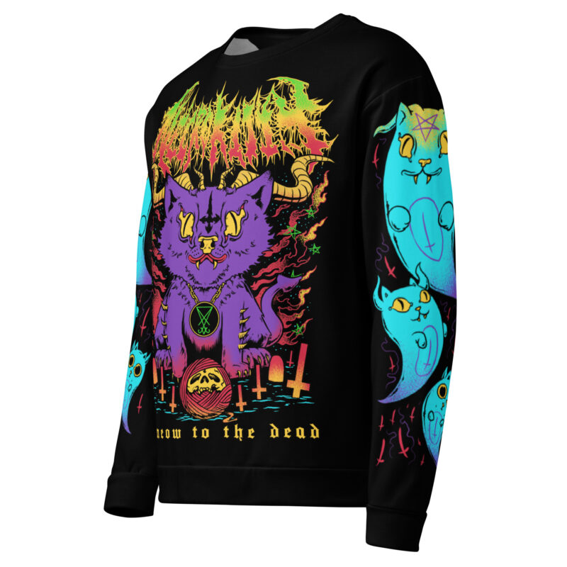 Meow To The Dead Premium Sweatshirt - Bild 2