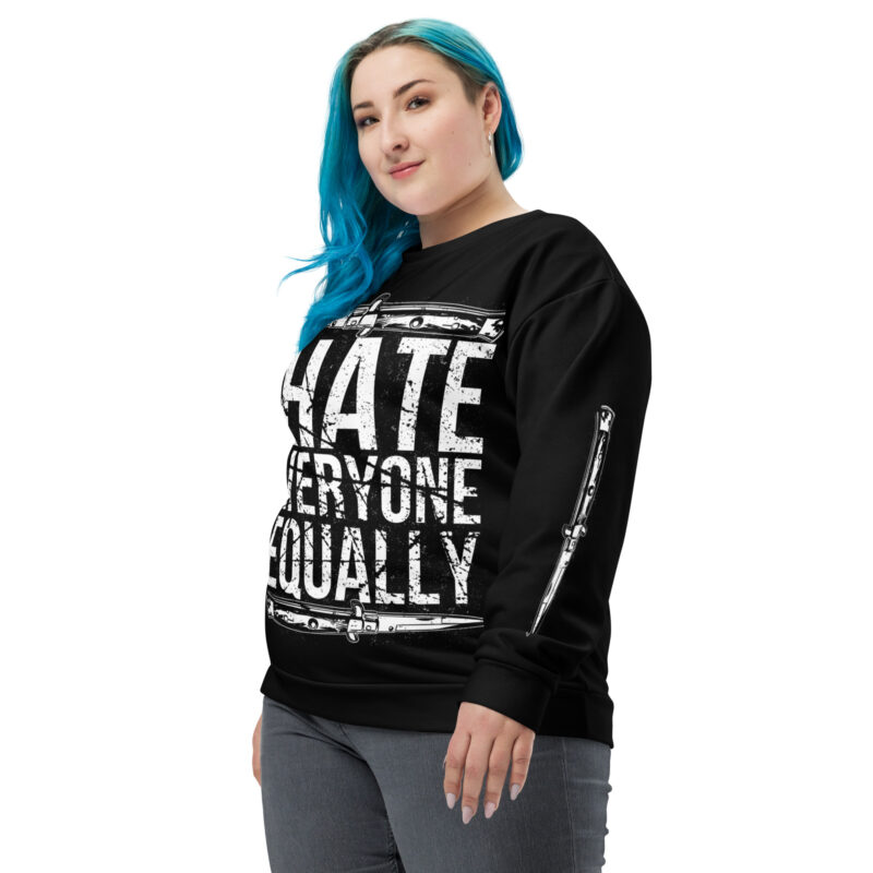 I Hate Everyone Equally Premium Sweatshirt - Bild 6