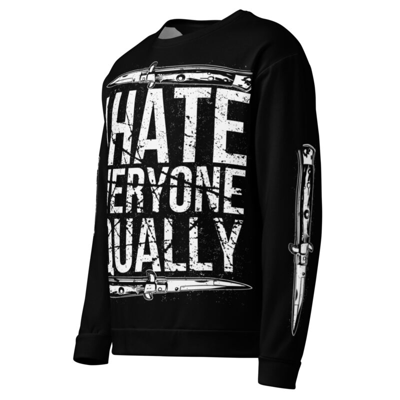 I Hate Everyone Equally Premium Sweatshirt - Bild 2