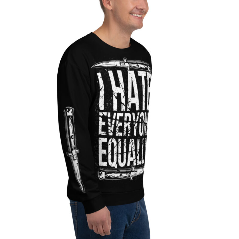 I Hate Everyone Equally Premium Sweatshirt - Bild 8