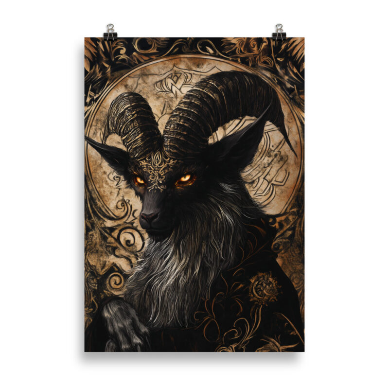 Satan Portrait Poster