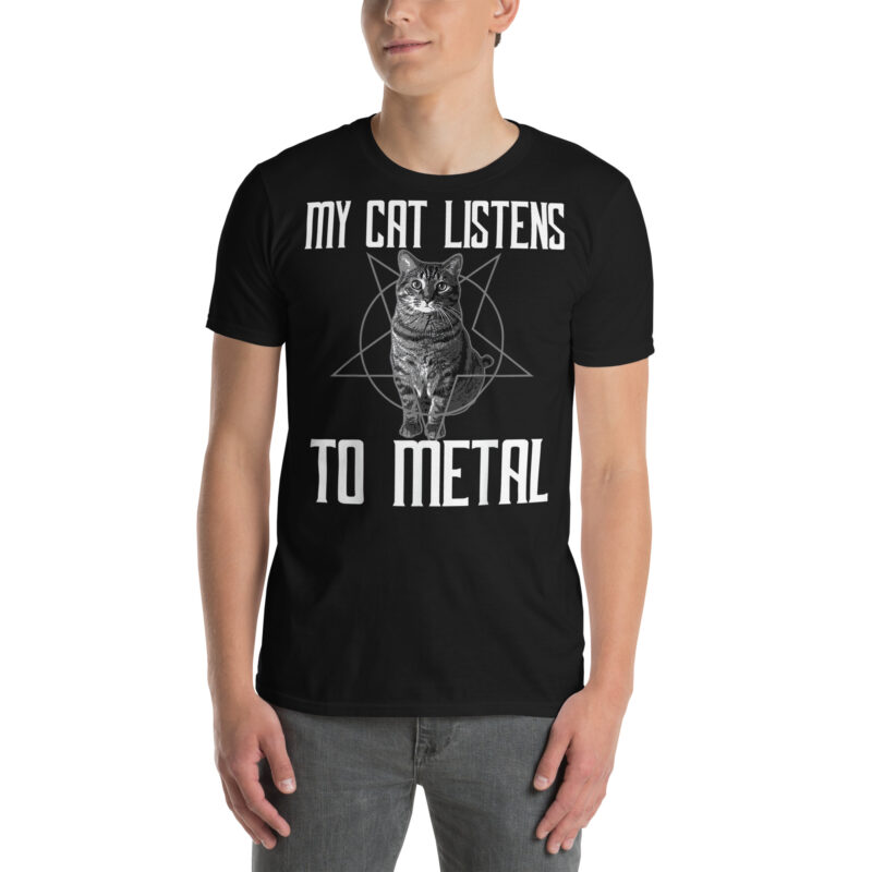 My Cat Listens To Metal T-shirt - Bild 2