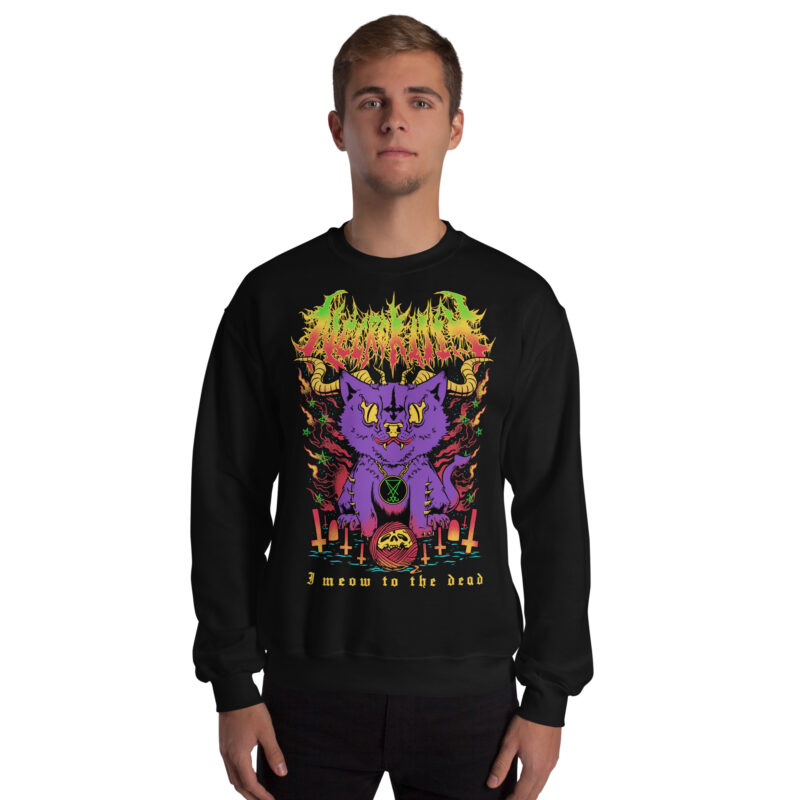 Meow To The Dead Sweatshirt - Bild 2