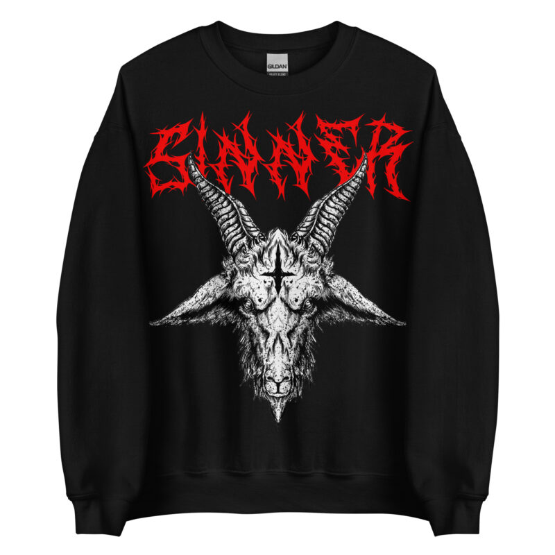 Goat Head Sinner Sweatshirt