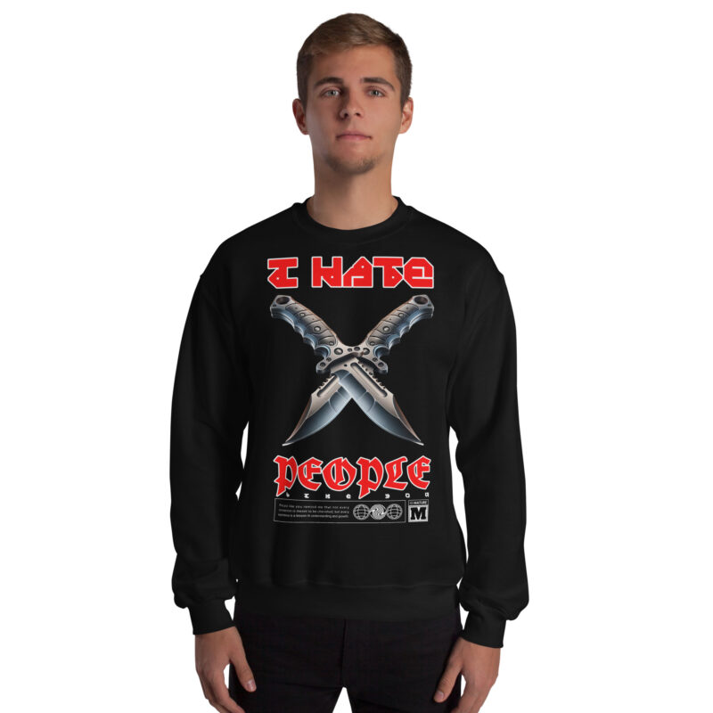 I Hate People Sweatshirt - Bild 2