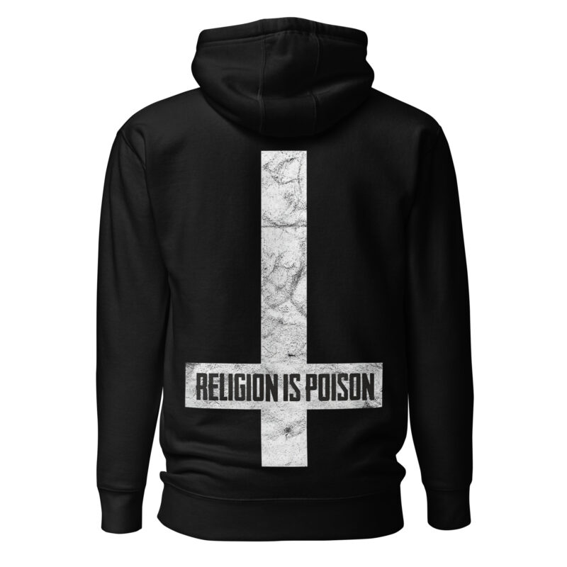 Religion Is Poison Hoodie Svart