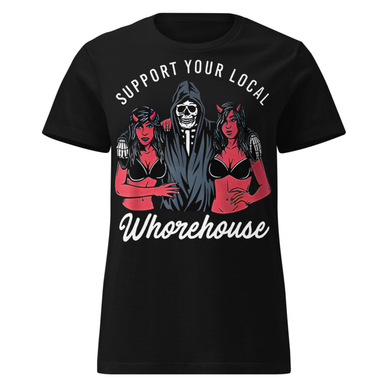 Local Whorehouse Women's T-shirt Svart